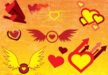 Free Vector Heart Images - vector gratuit #157417